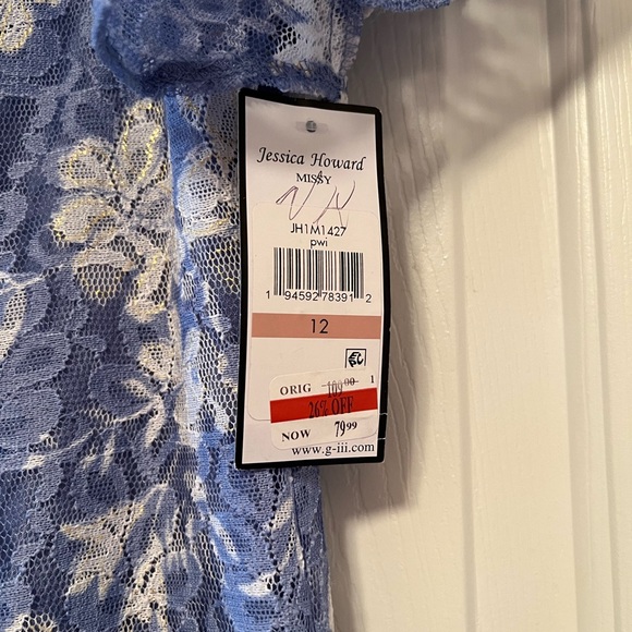 Jessica Howard Lace (lined) Dress Size 12. Fit and Flare NWT - Picture 5 of 10